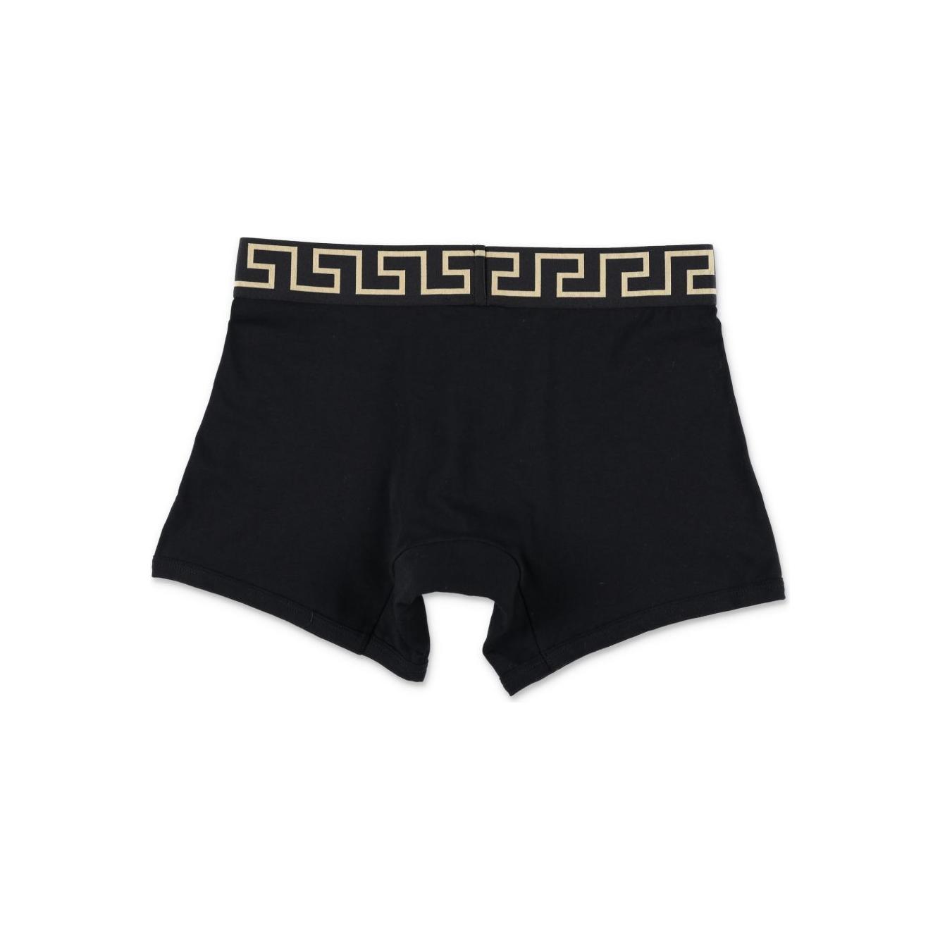 Versace Greca Border long boxers Beachwear & underwear Versace Black