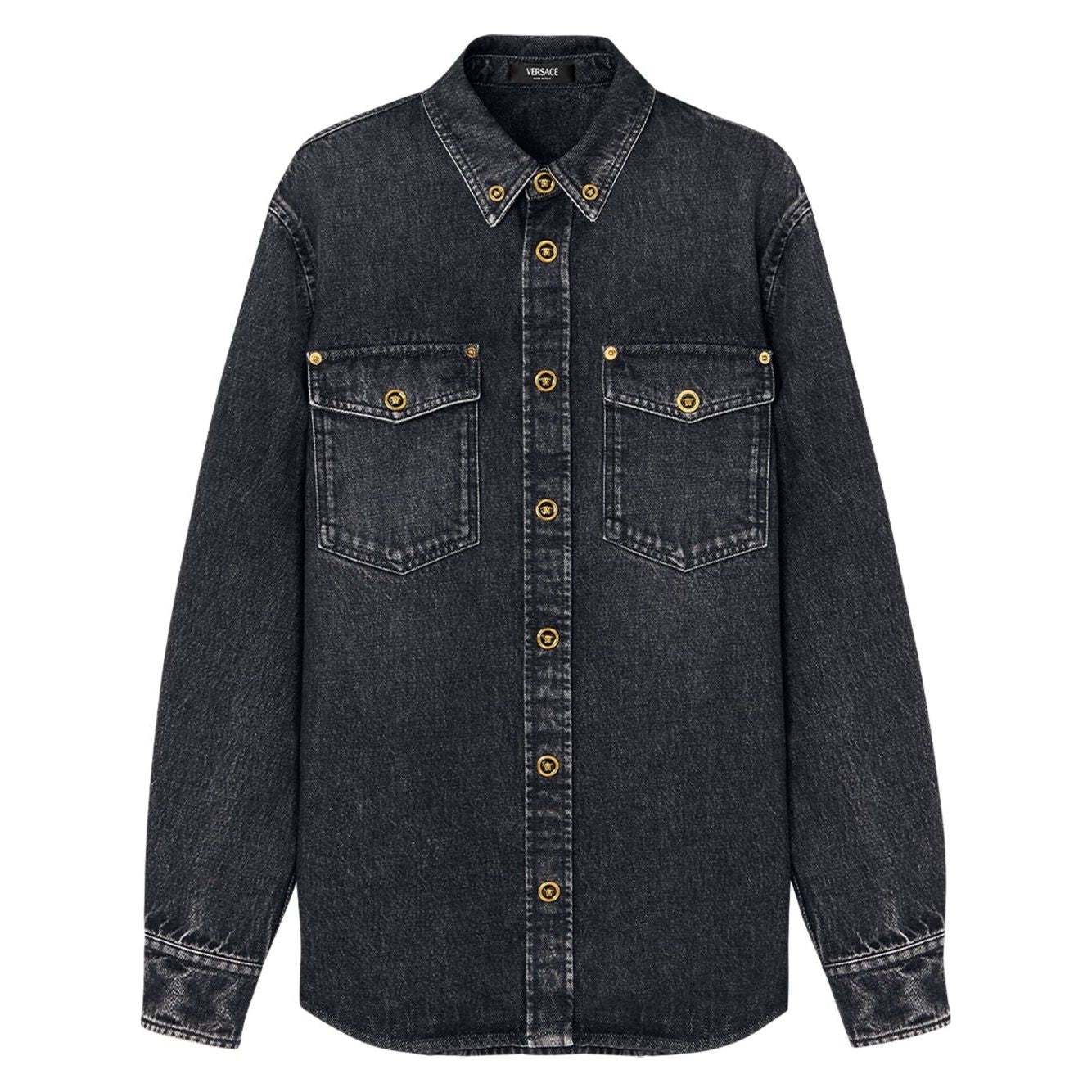 Versace denim shirt Shirts Versace Dark Slate Gray