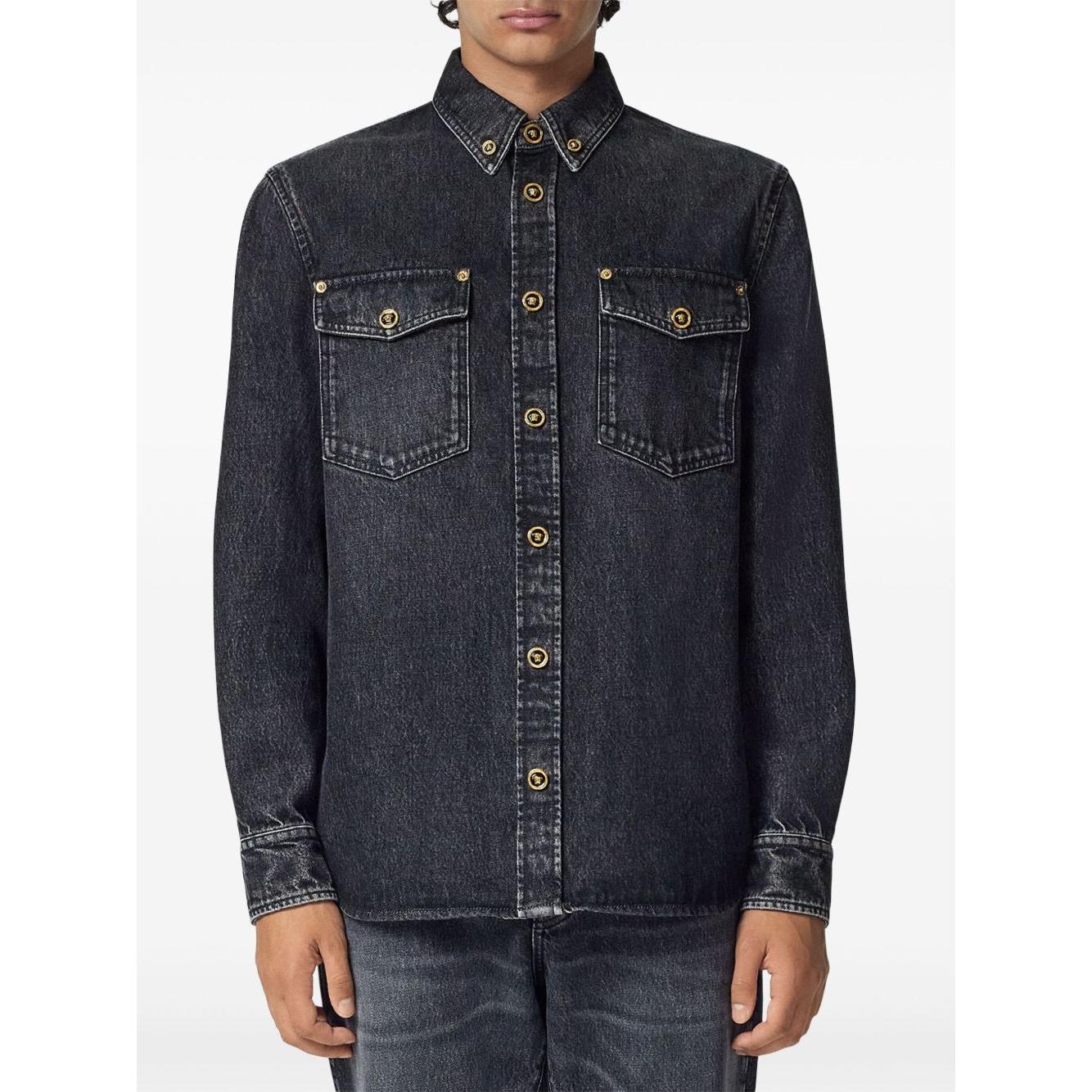 Versace denim shirt Shirts Versace Dark Slate Gray
