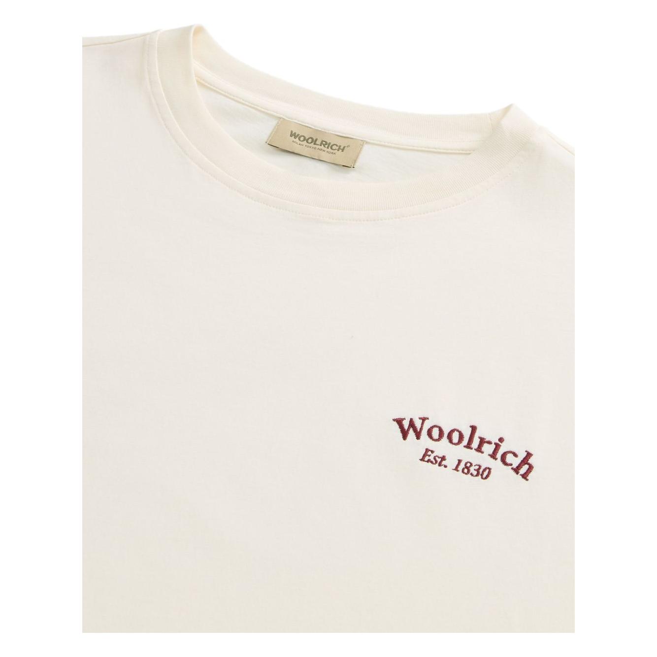 Woolrich Pure Pima Cotton T-Shirt with Logo