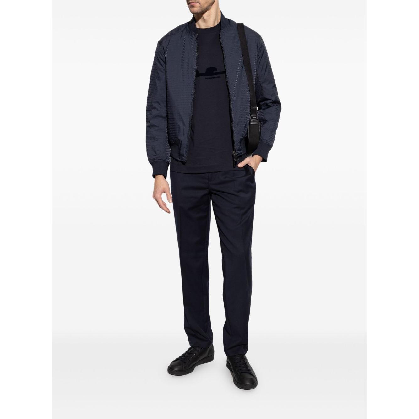 Emporio Armani Reversible bomber collar down jacket