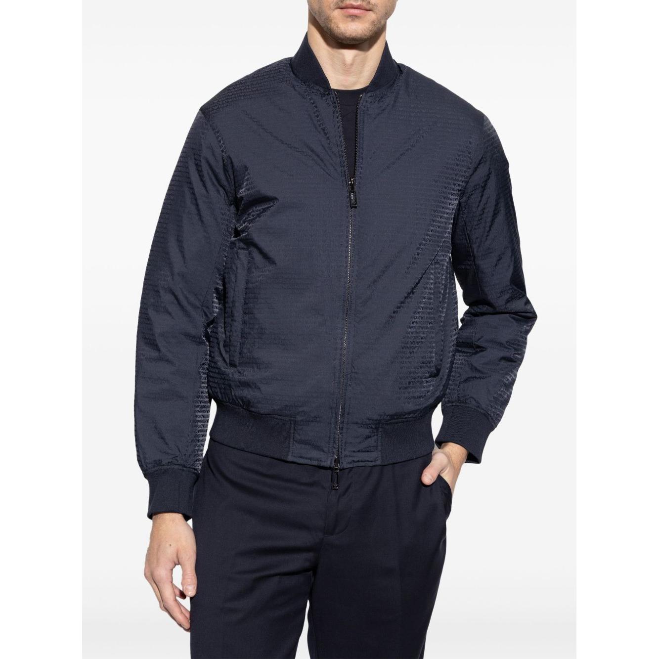 Emporio Armani Reversible bomber collar down jacket
