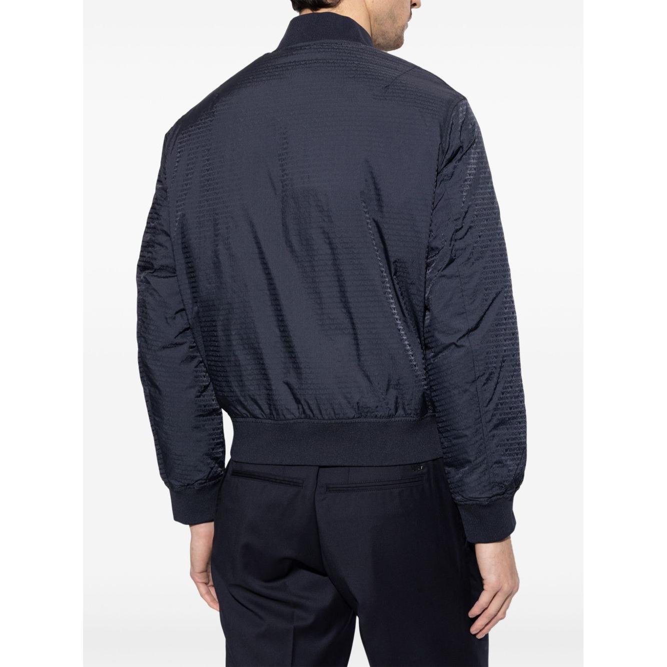 Emporio Armani Reversible bomber collar down jacket