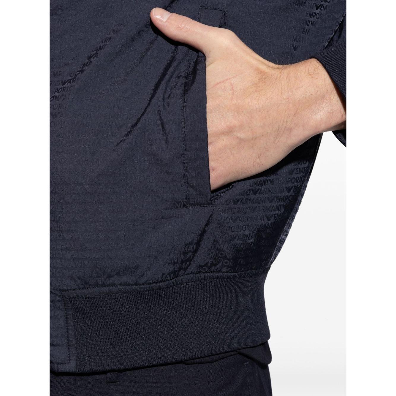 Emporio Armani Reversible bomber collar down jacket