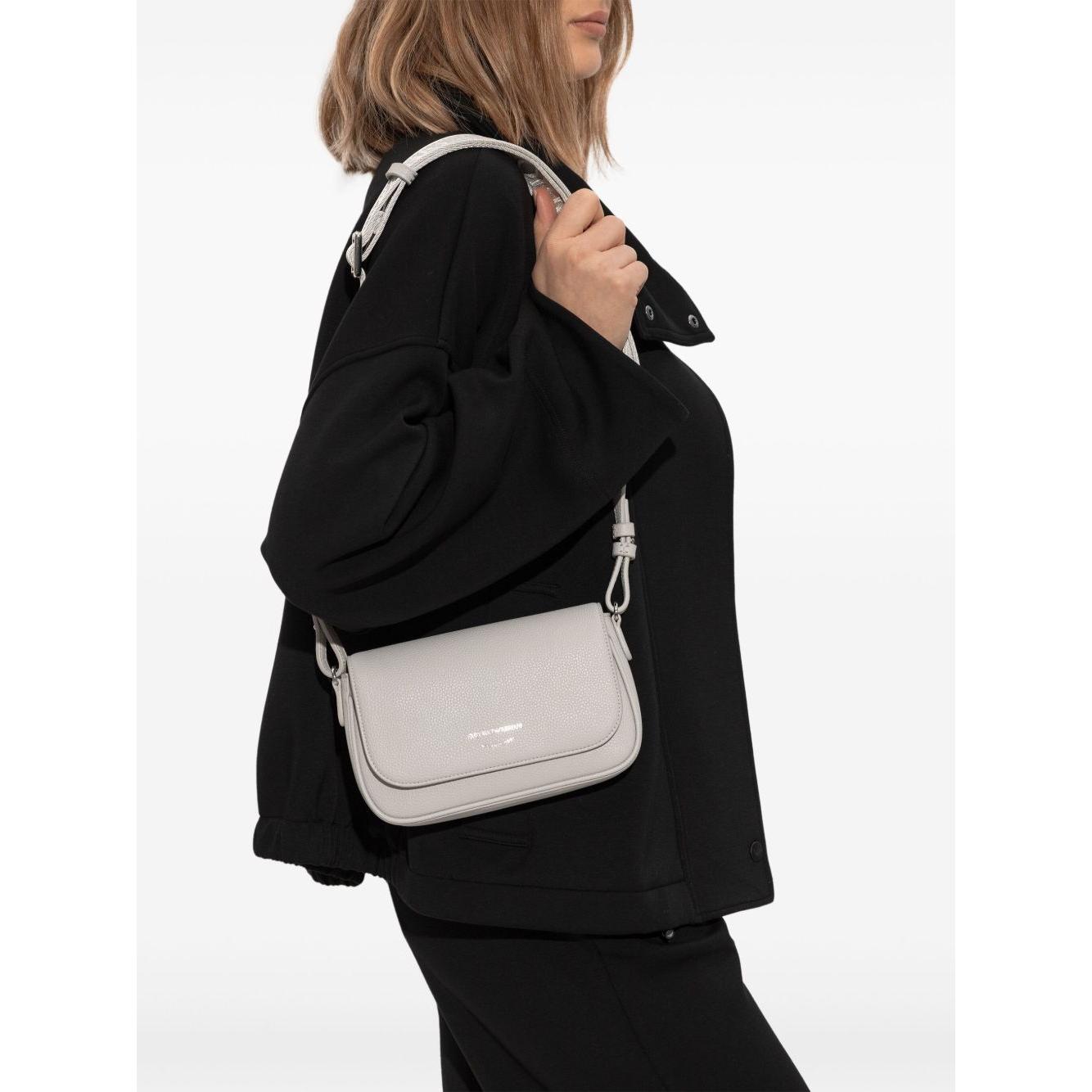 Emporio Armani faux-leather shoulder bag Clutches Emporio Armani White Smoke