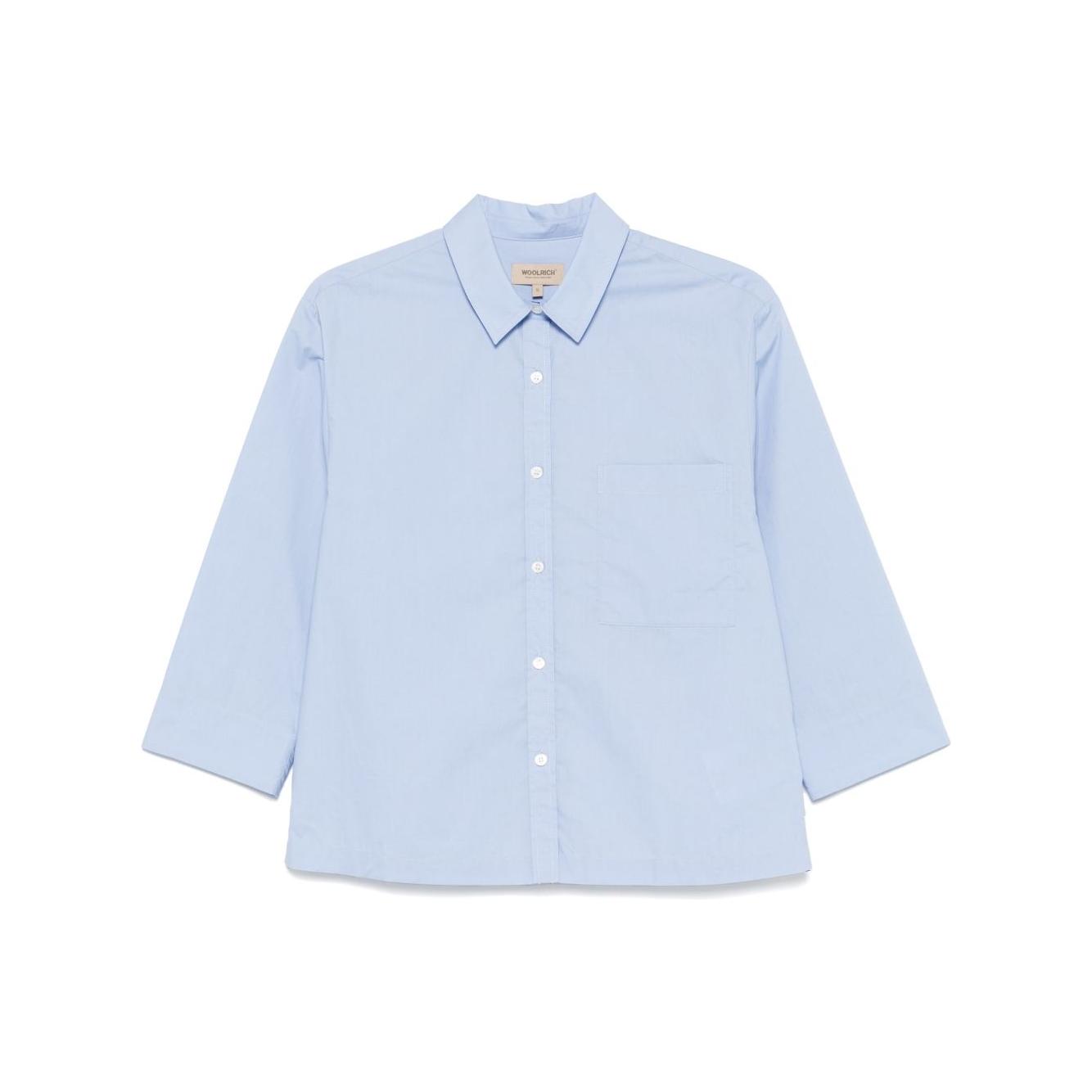 Woolrich cotton shirt Shirts Woolrich Light Gray