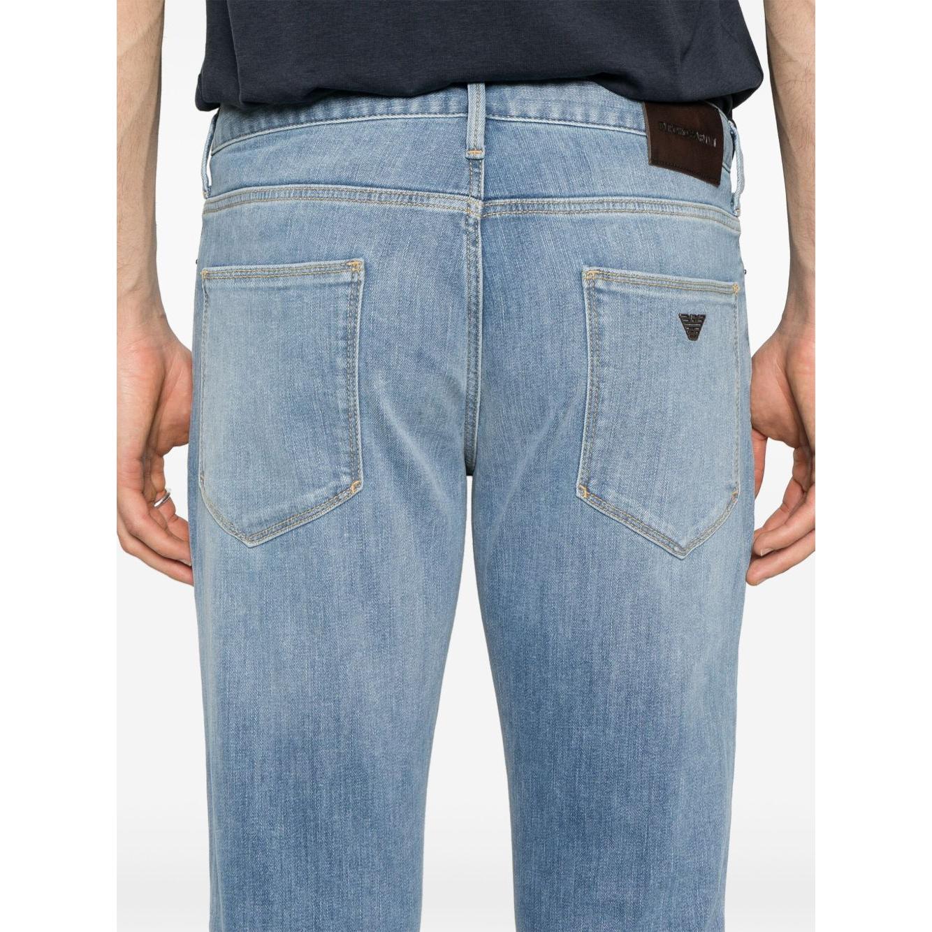 Emporio Armani jeans Jeans Emporio Armani Light Slate Gray