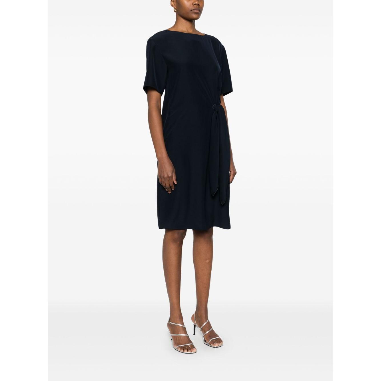 Emporio Armani Short dress with side knot
