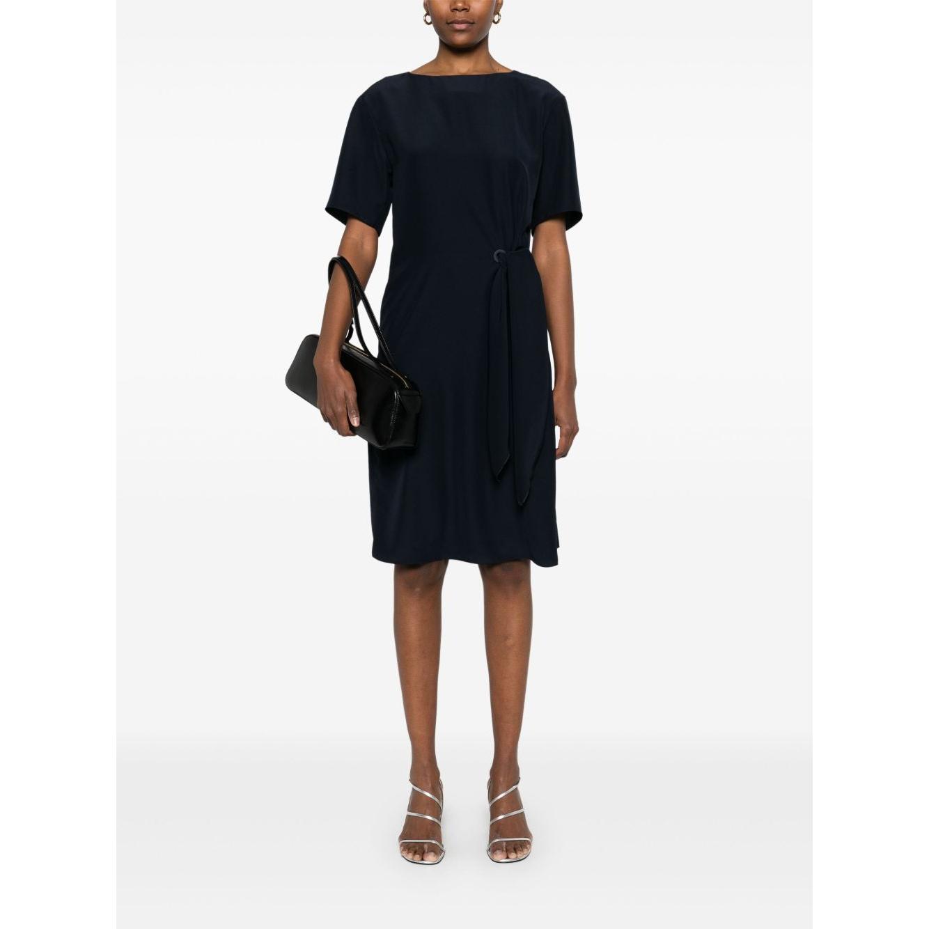 Emporio Armani Short dress with side knot