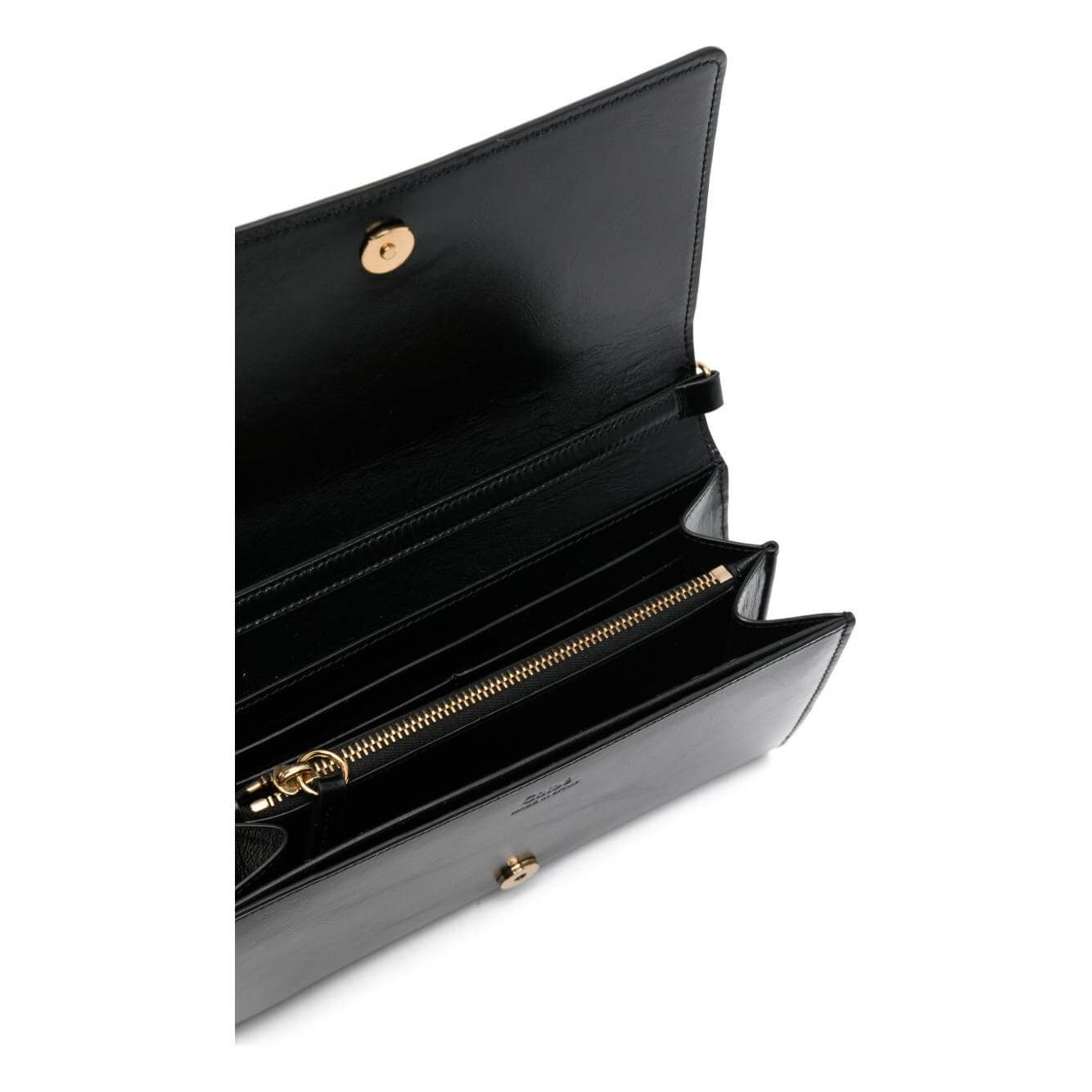 Chloè Chloé Iconic flap chain crossbody bag Clutches Chloè Black