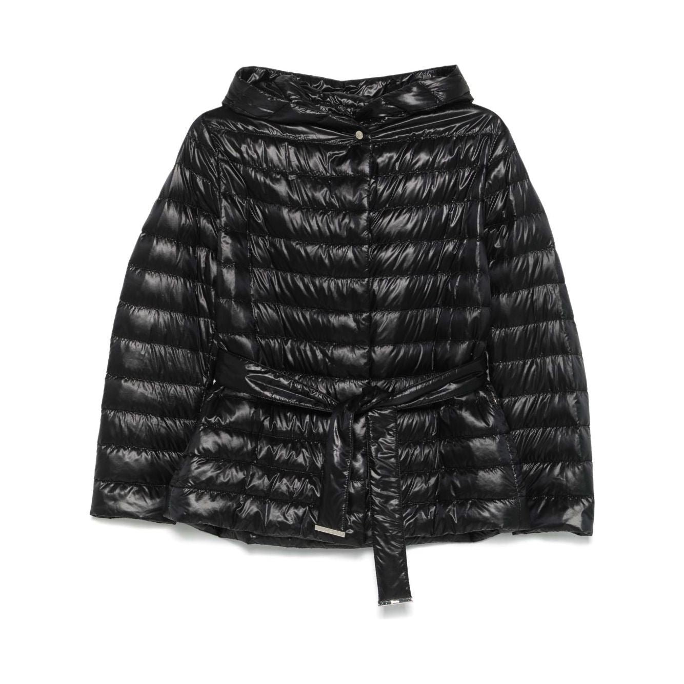 Herno Coats Black Jackets Herno Dark Slate Gray
