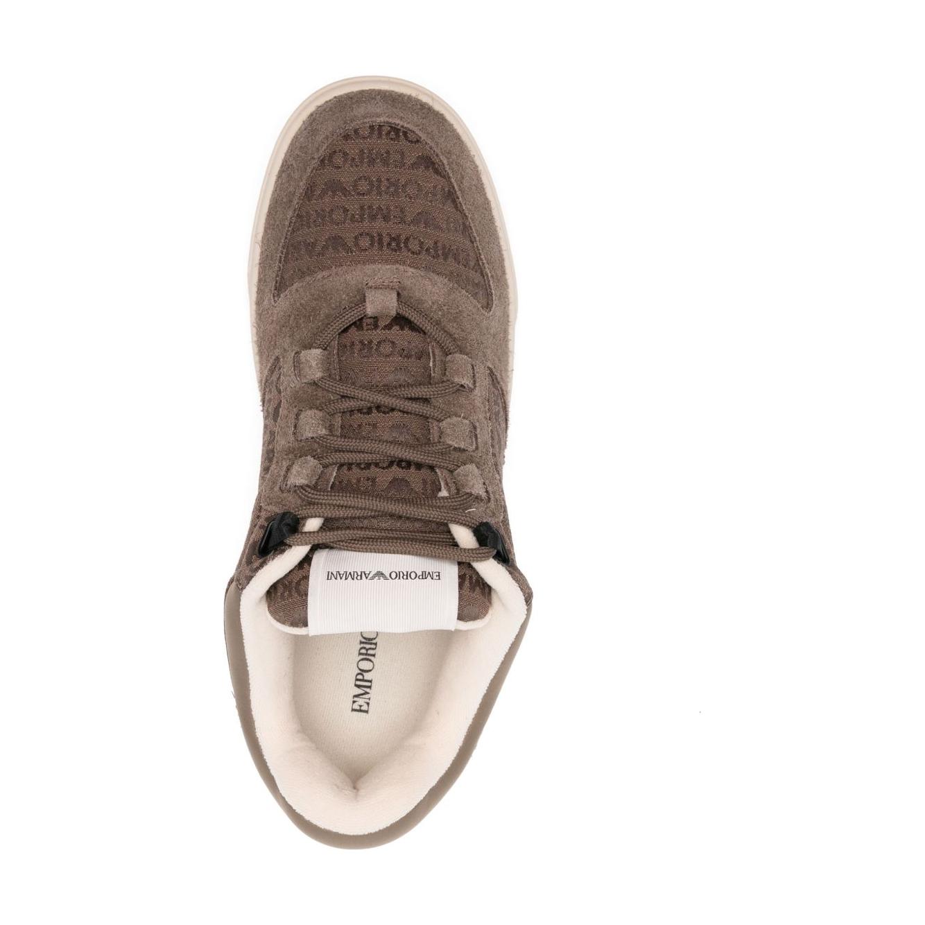 Emporio Armani Sneakers Brown Sneakers Emporio Armani Dim Gray