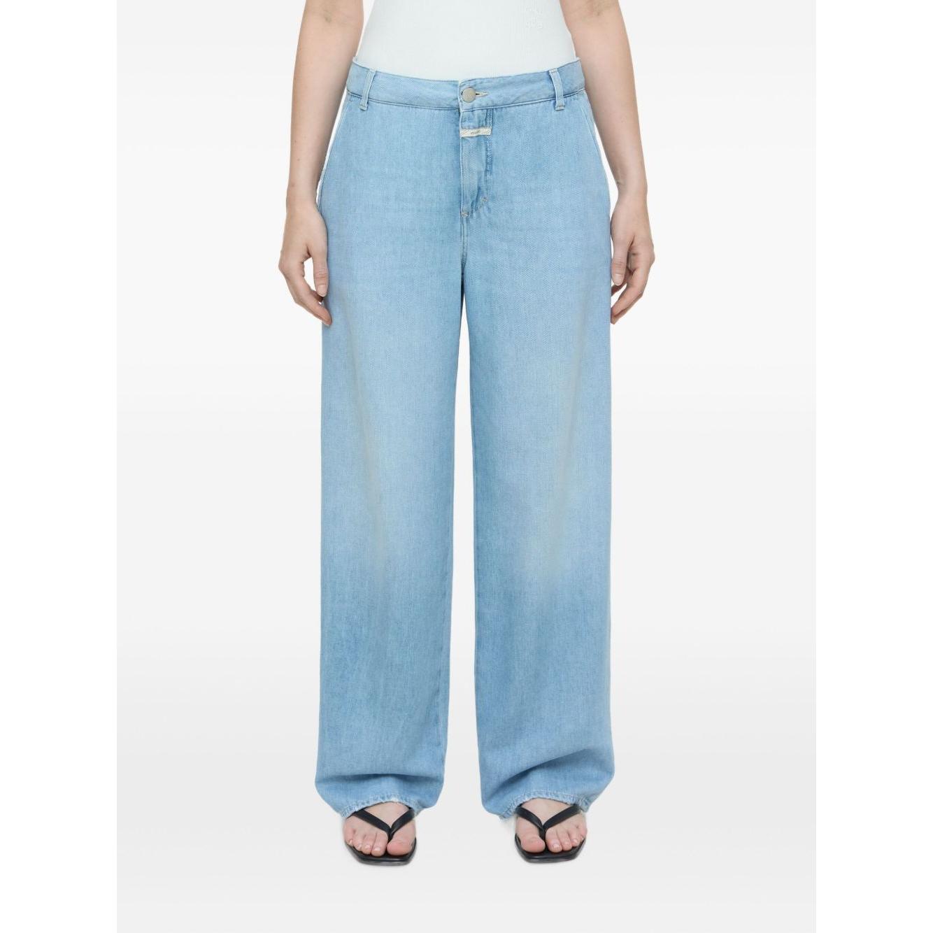 Closed Jeans Clear Blue Jeans Closed White Smoke