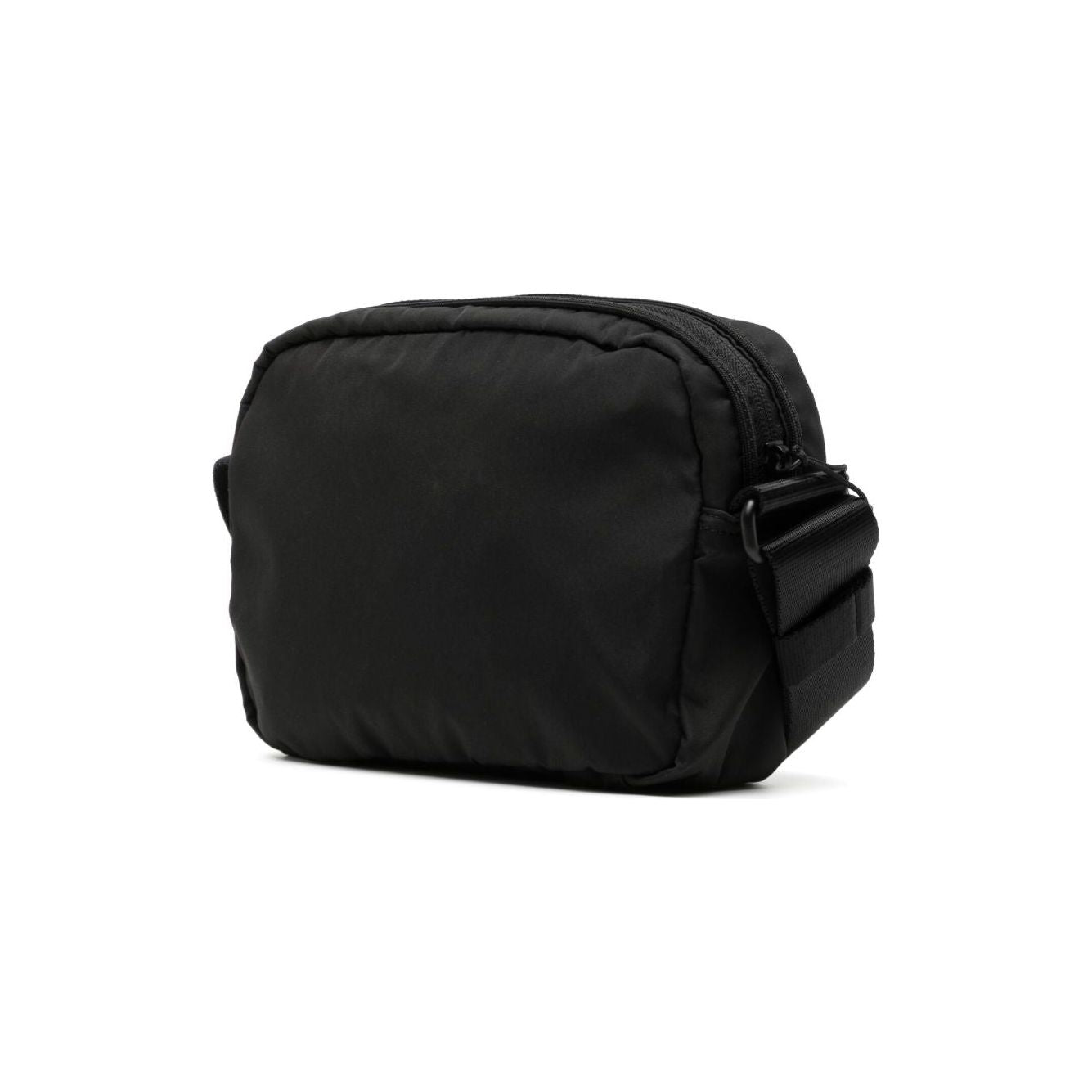Ganni logo-patch crossbody bag