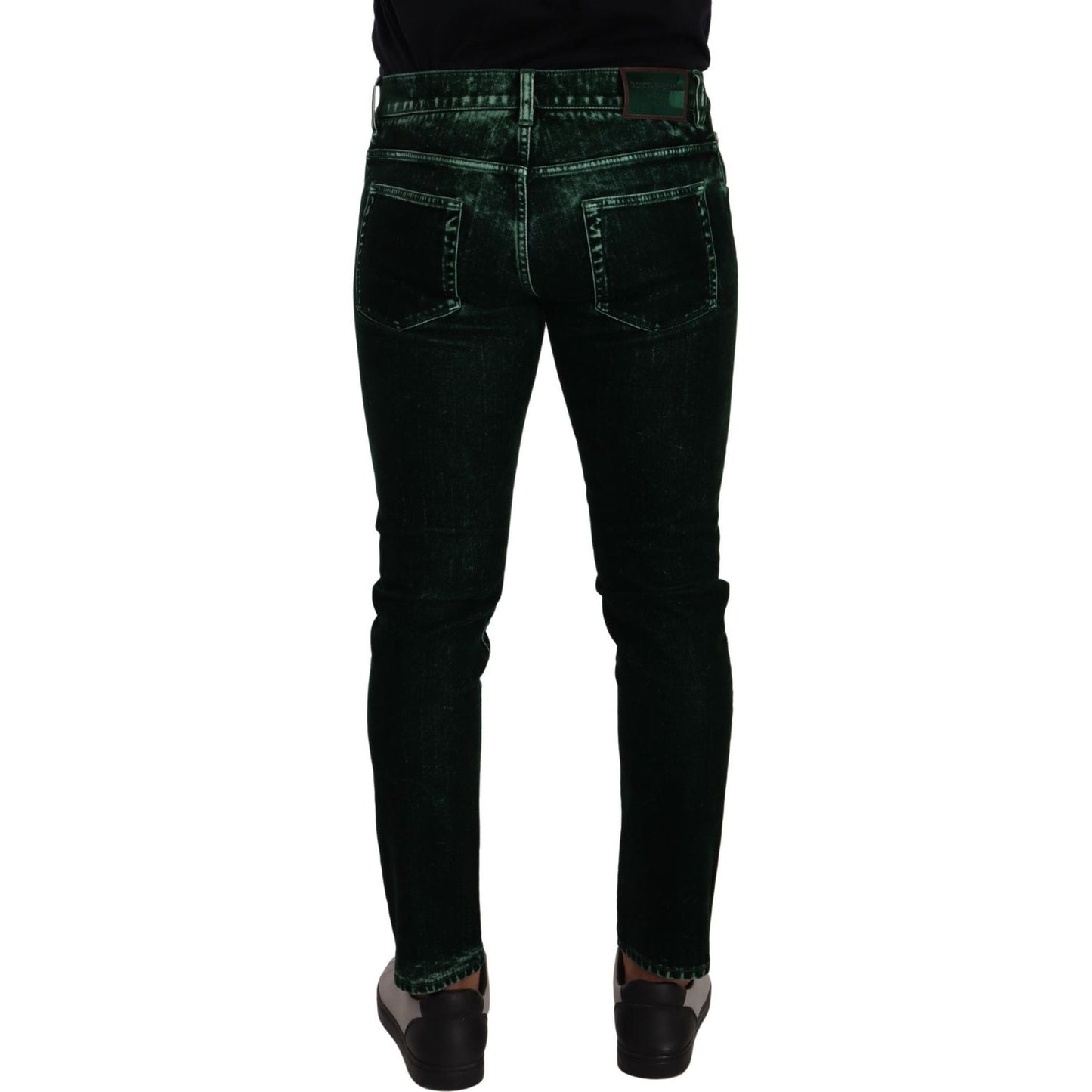 Dolce & Gabbana Sleek Cotton-Blend Skinny Denim Jeans Dolce & Gabbana Black