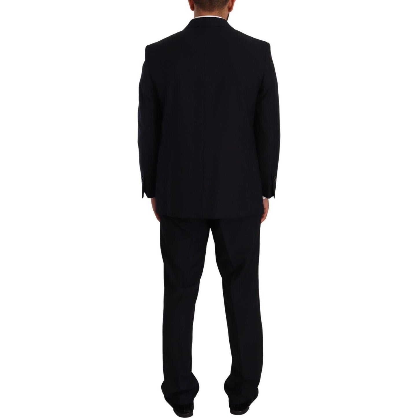 Domenico Tagliente Elegant Black Two-Piece Suit Ensemble Domenico Tagliente Black