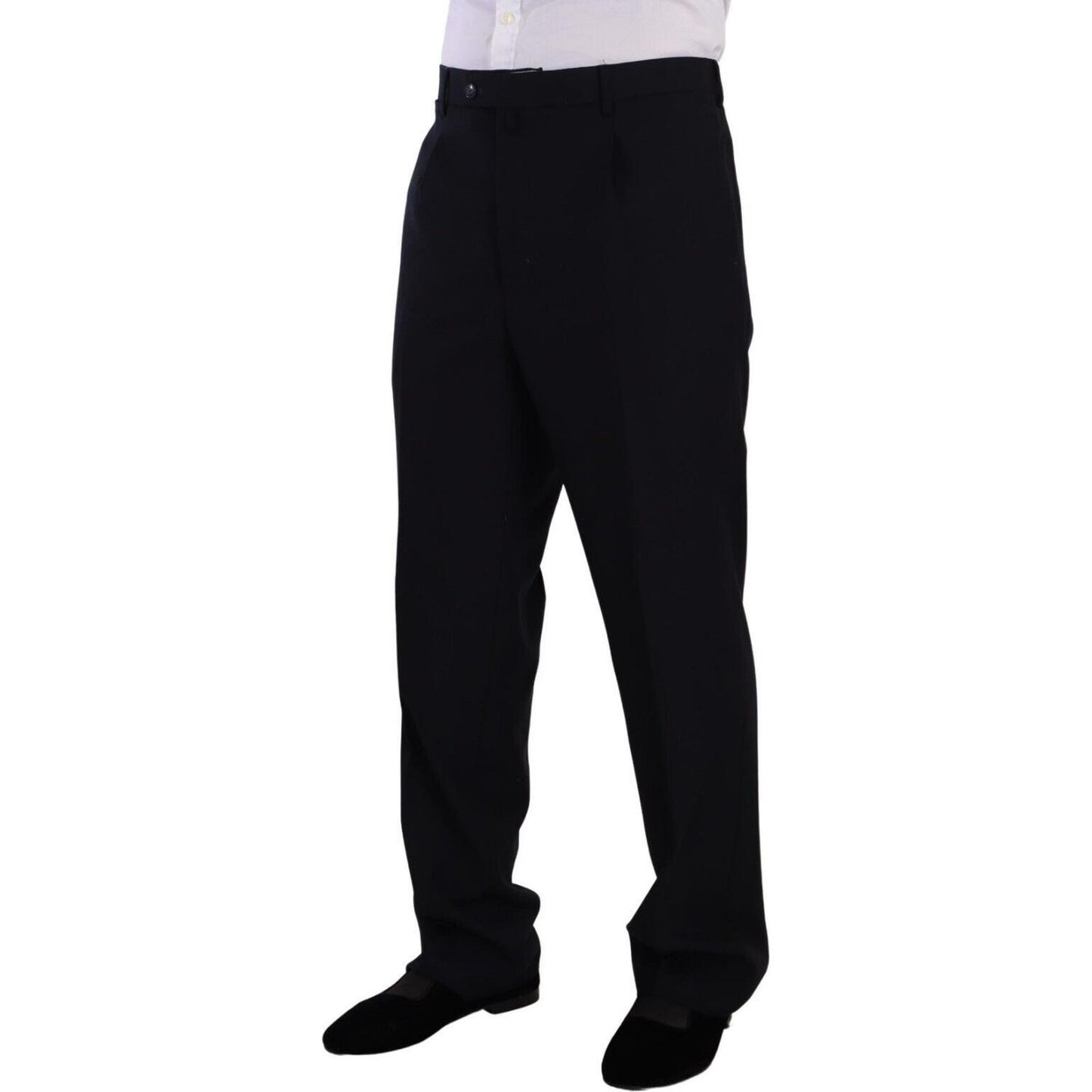 Domenico Tagliente Elegant Black Two-Piece Suit Ensemble Domenico Tagliente Black