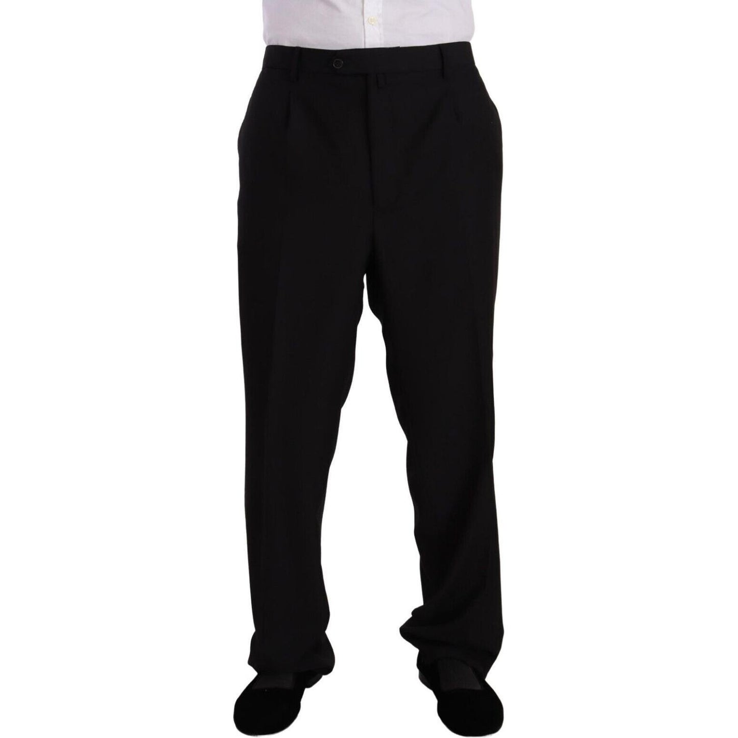 Domenico Tagliente Elegant Two-Piece Deconstructed Suit Domenico Tagliente Black