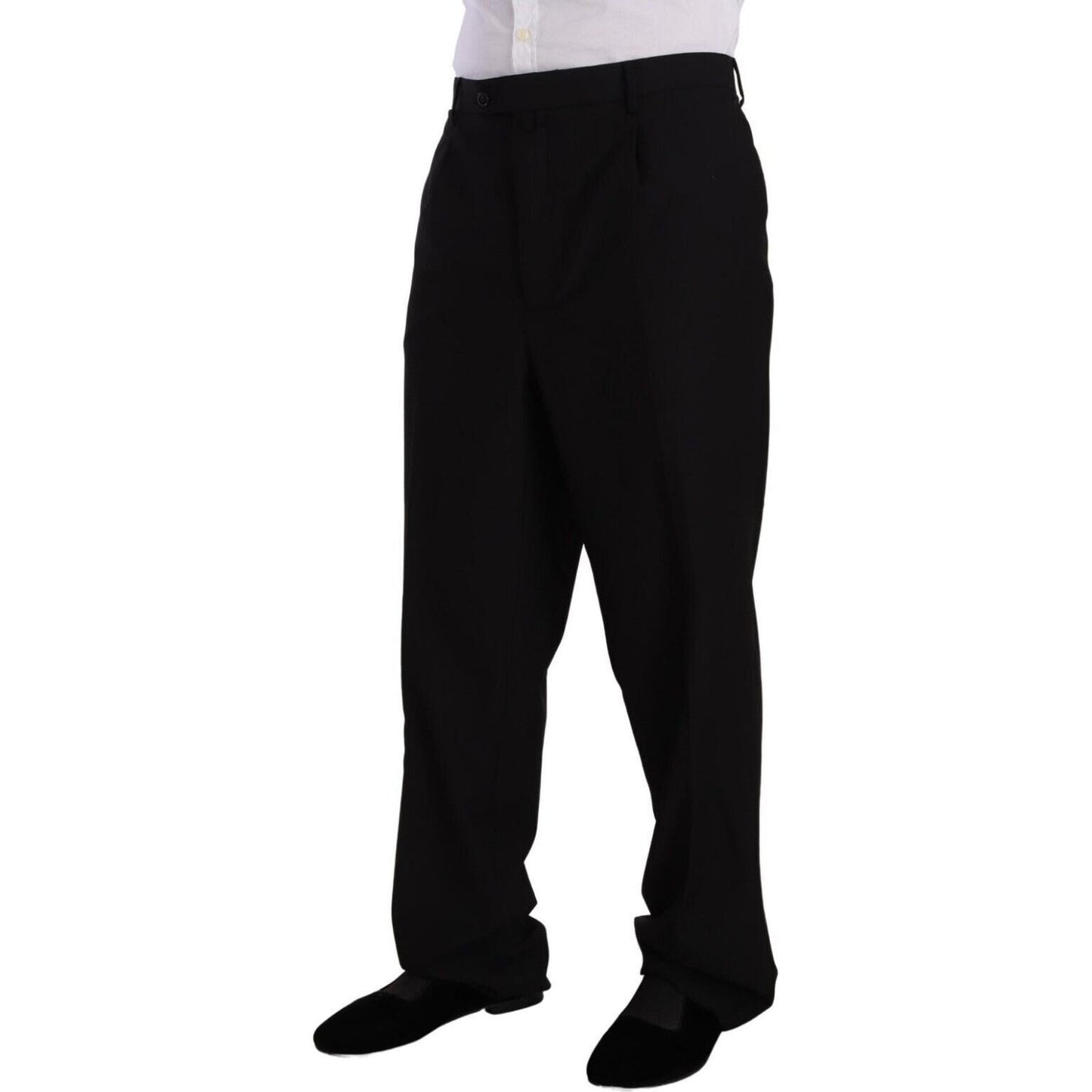 Domenico Tagliente Elegant Two-Piece Deconstructed Suit Domenico Tagliente Black
