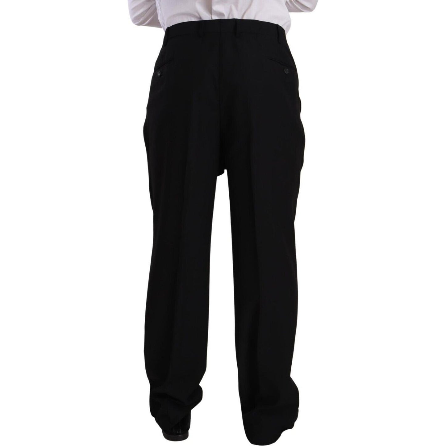 Domenico Tagliente Elegant Two-Piece Deconstructed Suit Domenico Tagliente Black