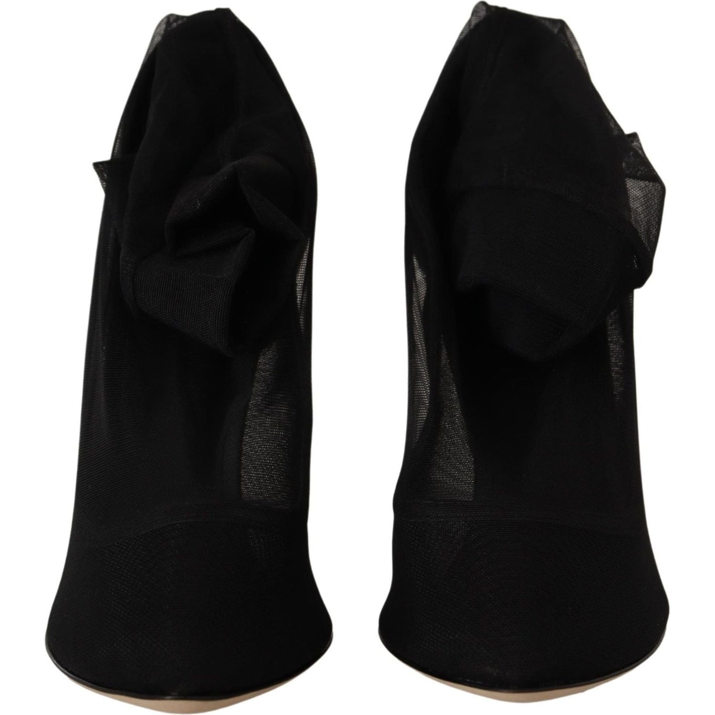 Dolce & Gabbana Elegant Stretch Sock Boot Pumps Dolce & Gabbana Black