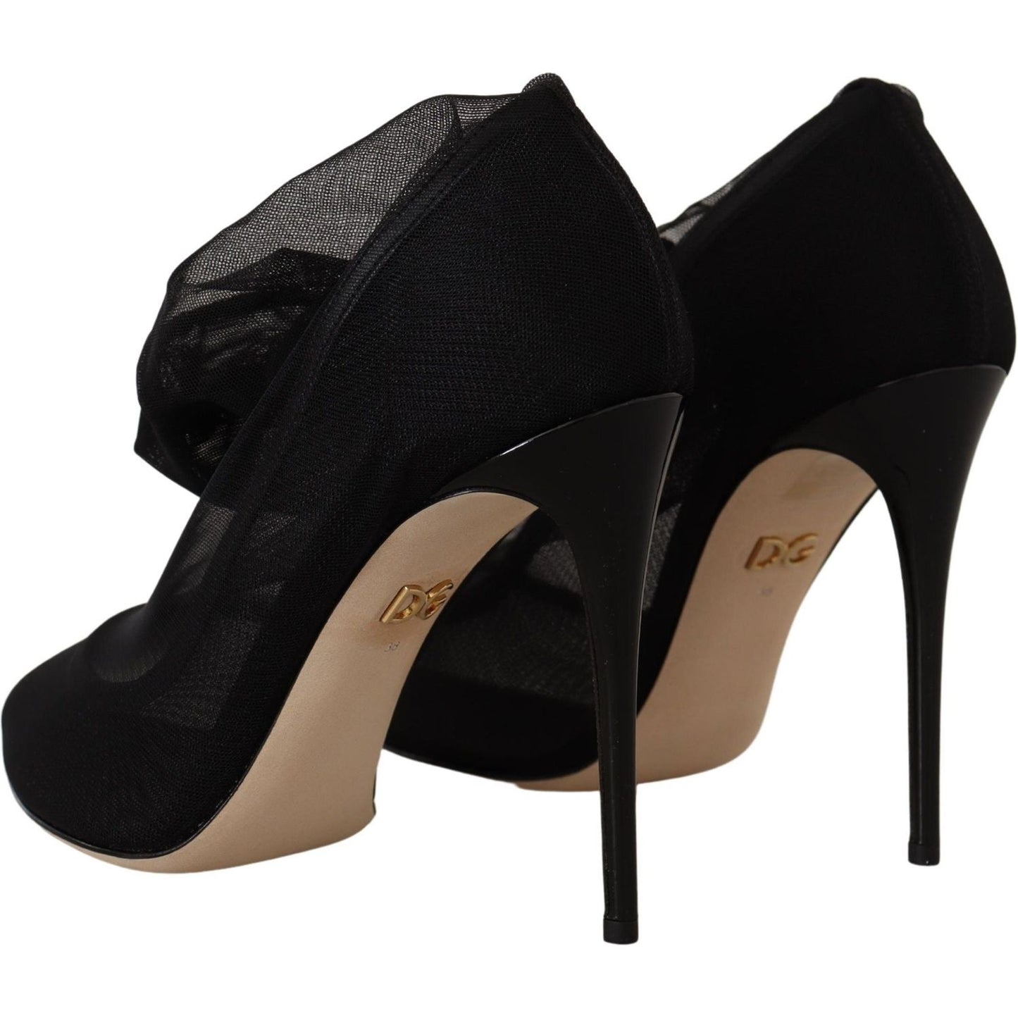 Dolce & Gabbana Elegant Stretch Sock Boot Pumps Dolce & Gabbana Black