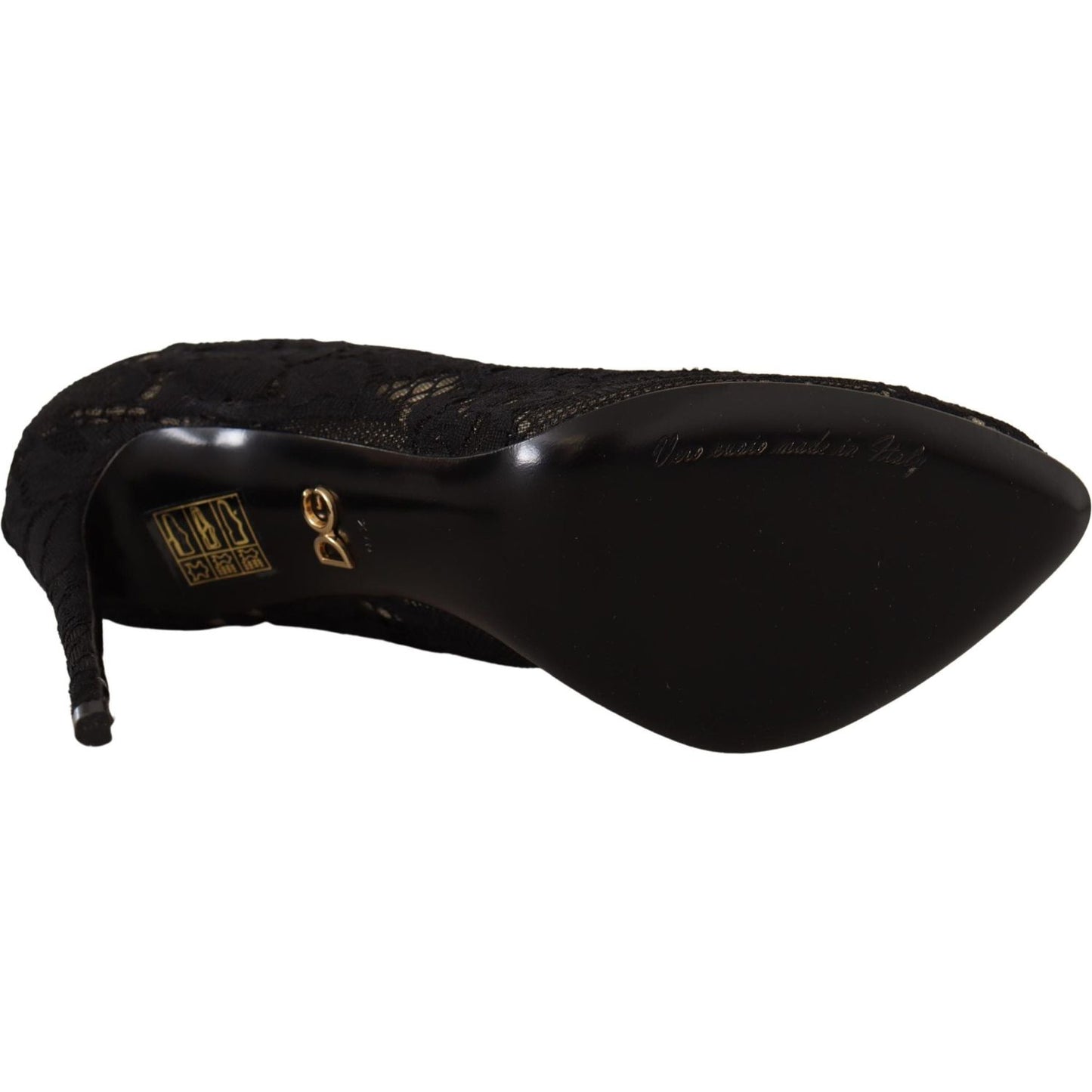 Dolce & Gabbana Elegant Stretch Sock Boots in Sleek Black Dolce & Gabbana Black