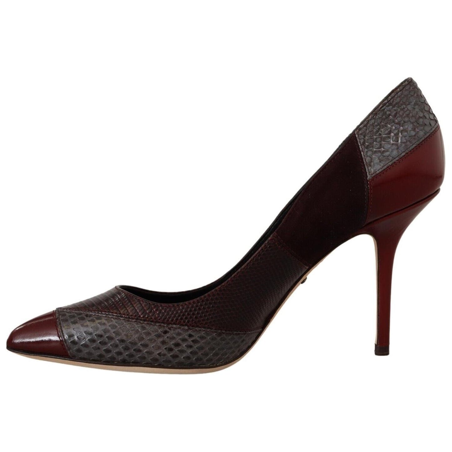 Dolce & Gabbana Multicolor Exotic Leather Heels Pumps Dolce & Gabbana Dark Slate Gray