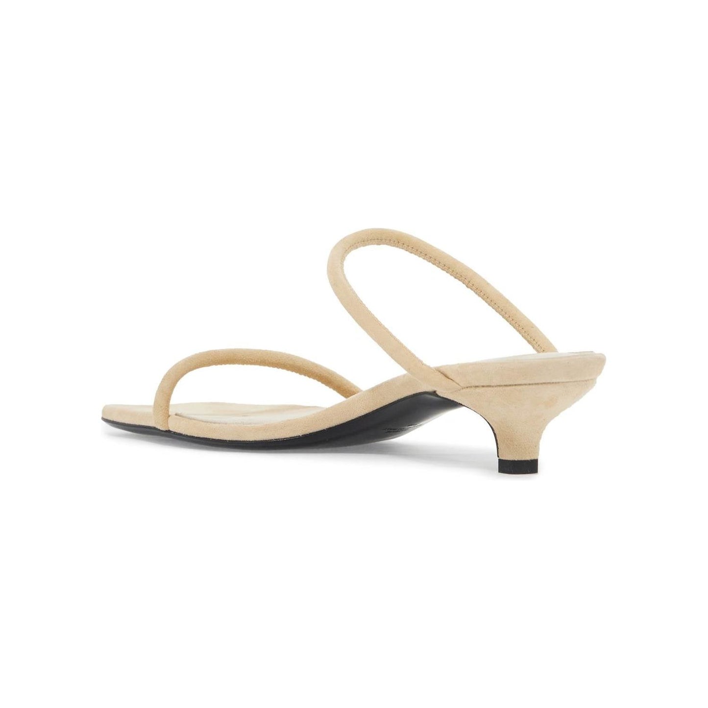 Toteme minimalist suede leather sandals Sandals Toteme Tan