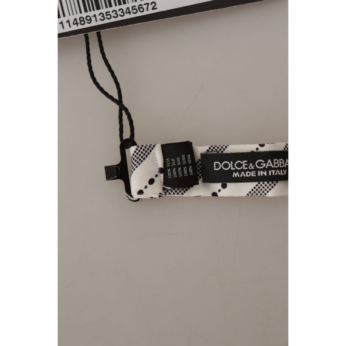 Dolce & Gabbana Chic Polka Dot Silk Bow Tie Dolce & Gabbana Rosy Brown