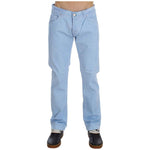 Acht Blue Cotton Stretch Low Waist Fit Jeans SIG30526-1