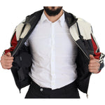 Dolce & Gabbana Black Leather Hooded Blouson Coat Jacket JKT3338- 46