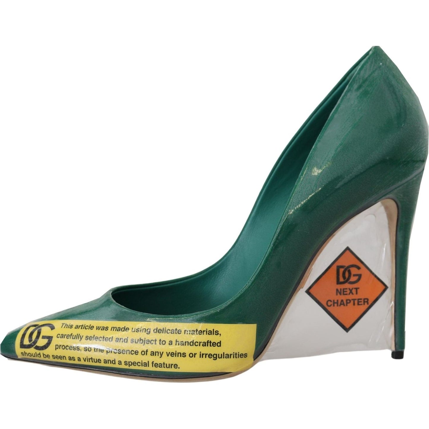 Dolce & Gabbana Emerald Elegance Leather Heels Pumps Dolce & Gabbana Tan