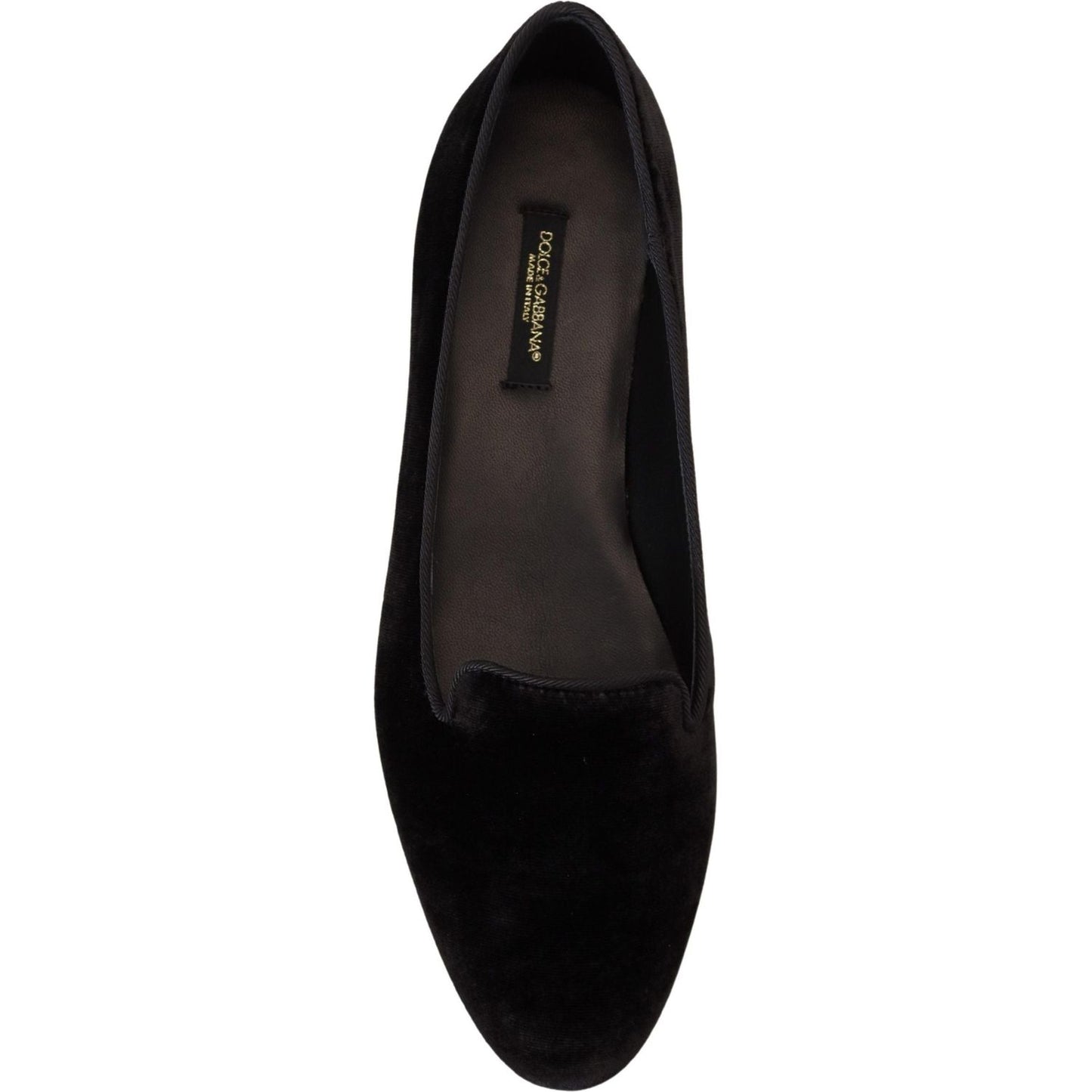 Dolce & Gabbana Elegant Black Silk-Blend Loafers Dolce & Gabbana Black