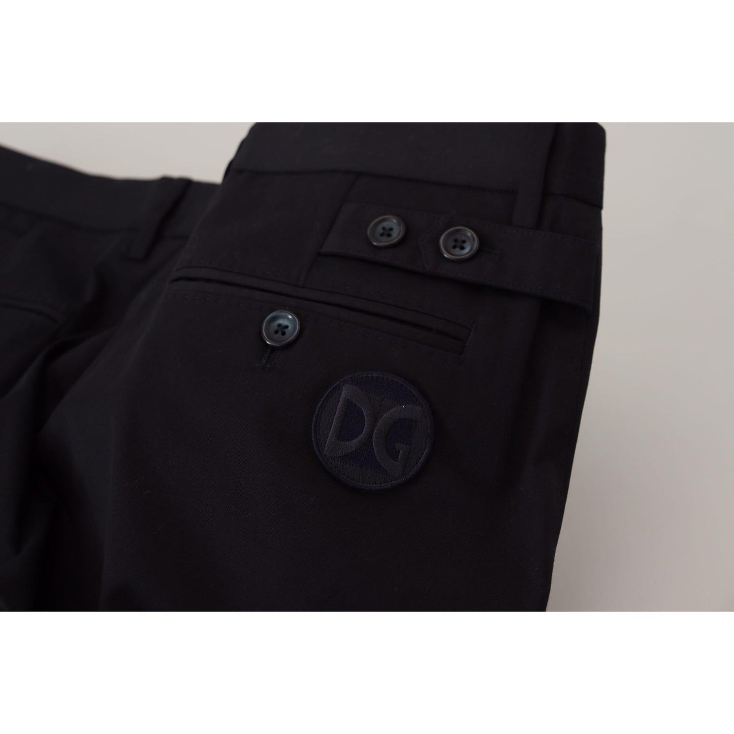 Dolce & Gabbana Elegant Slim Fit Chinos Dress Pants Dolce & Gabbana Gray