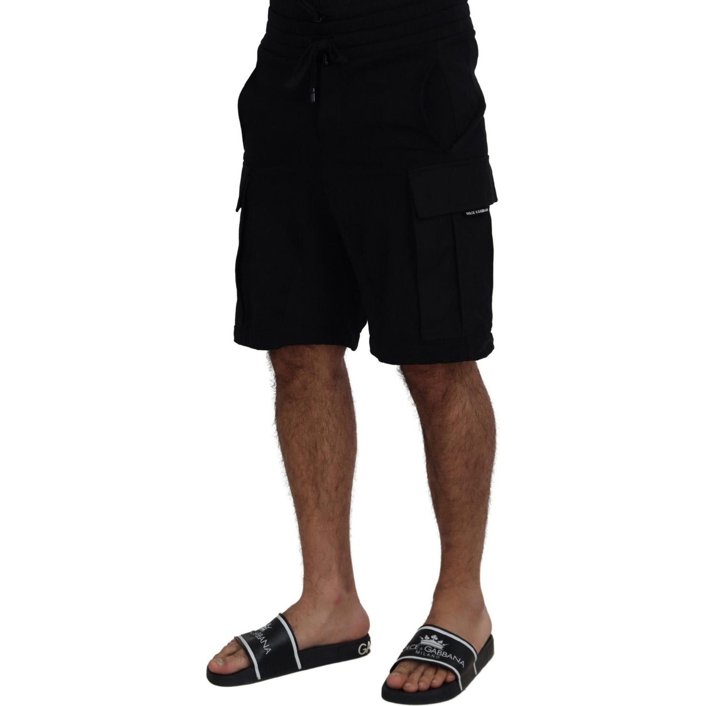 Dolce & Gabbana Elevate Your Summer: Classic Black Bermuda Shorts Shorts Dolce & Gabbana Black