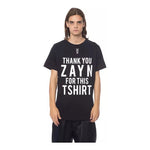 Nicolo Tonetto Black Cotton Men T-Shirt NI-12972-M