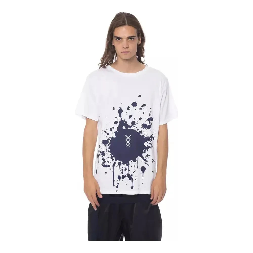 Nicolo Tonetto White Cotton Men T-Shirt Nicolo Tonetto Lavender