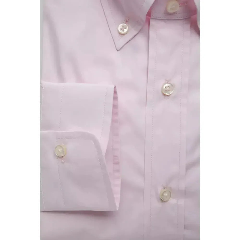 Robert Friedman Multicolor Cotton Men Shirt Robert Friedman Gray