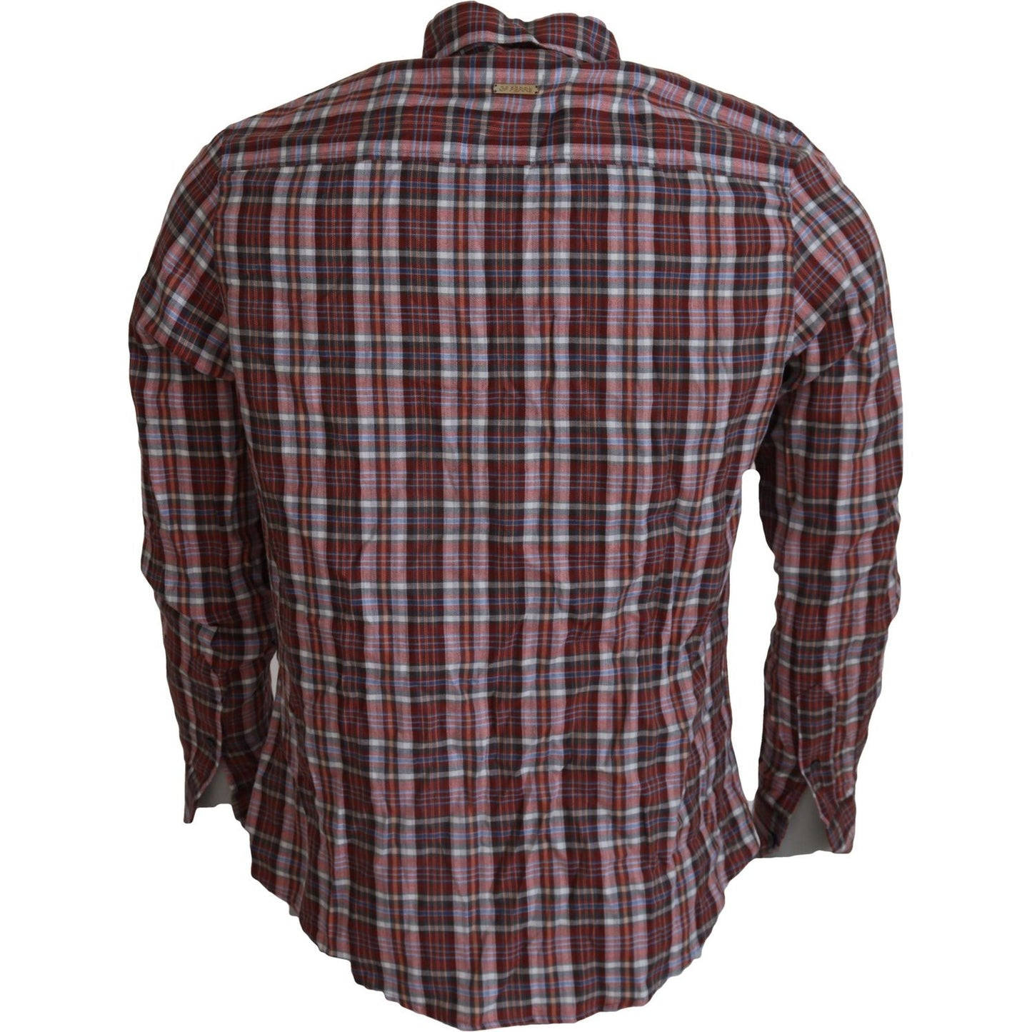GF Ferre Multicolor Cotton Casual Men's Shirt GF Ferre Dark Slate Gray