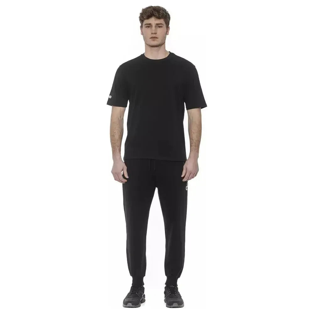 Tond Black Cotton Men's T-Shirt Tond Light Gray