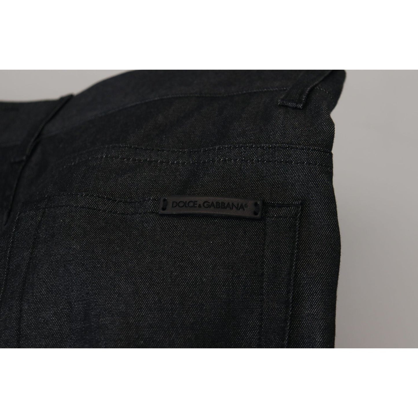 Dolce & Gabbana Elegant Bandana Print Silk-Cotton Pants Dolce & Gabbana Dark Gray