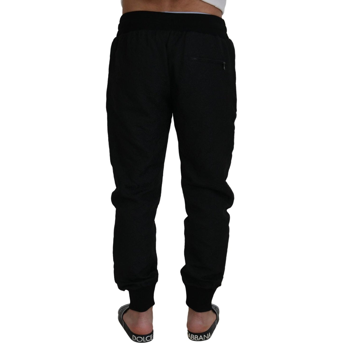 Dolce & Gabbana Elegant Black Jogger Pants for the Modern Man Dolce & Gabbana Black