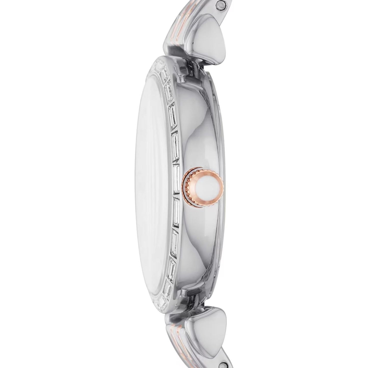Emporio Armani Elegant Silver Dial Stainless Steel Women's Watch Emporio Armani Light Gray