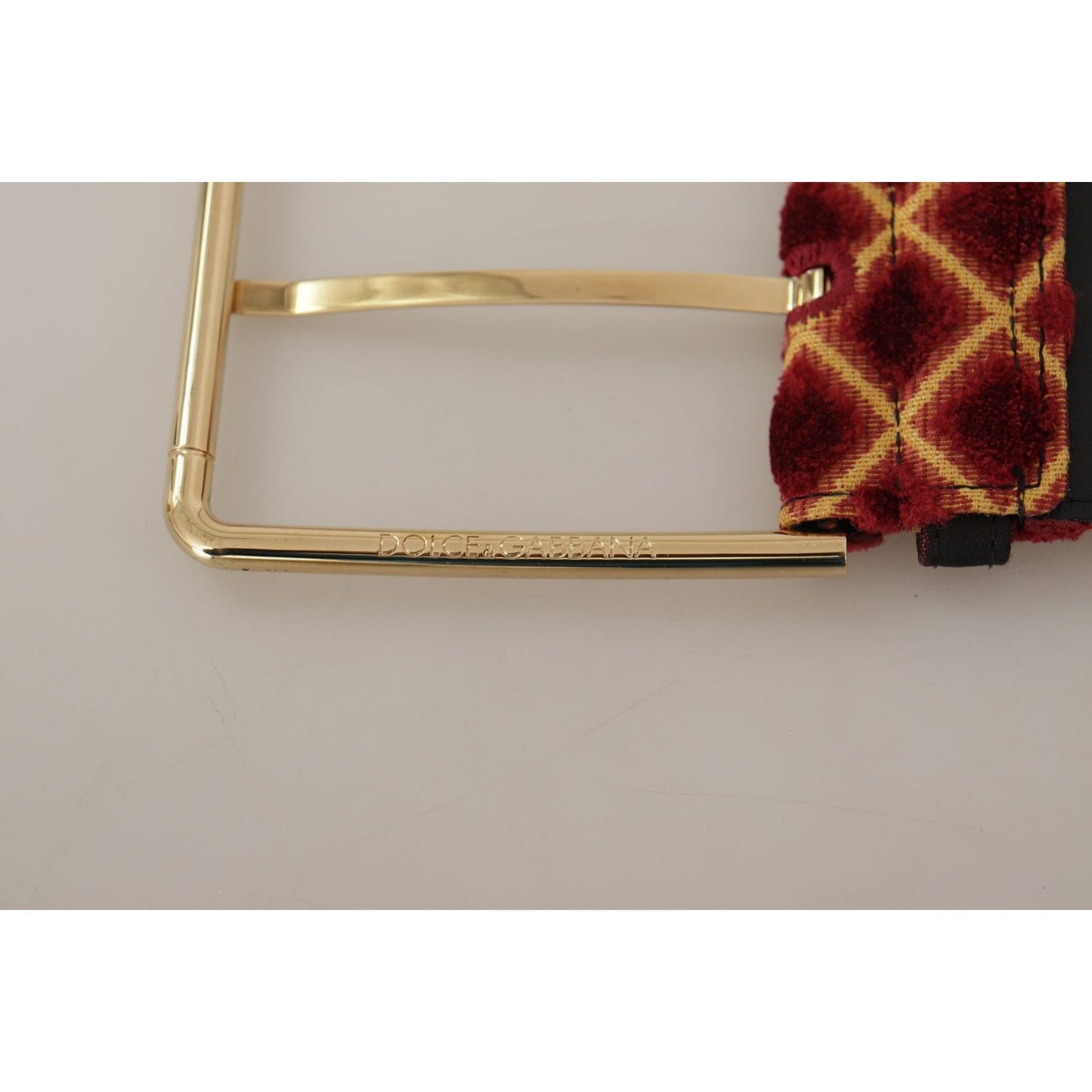 Dolce & Gabbana Engraved Logo Multicolor Leather Belt Dolce & Gabbana Dark Gray