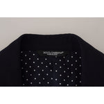 Dolce & Gabbana Black Wool Formal Taormina Blazer KOS2130- 48
