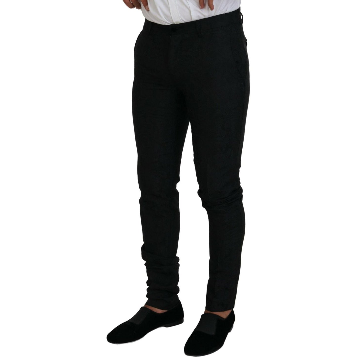 Dolce & Gabbana Elegant Black Martini Suit for the Modern Man Dolce & Gabbana Black