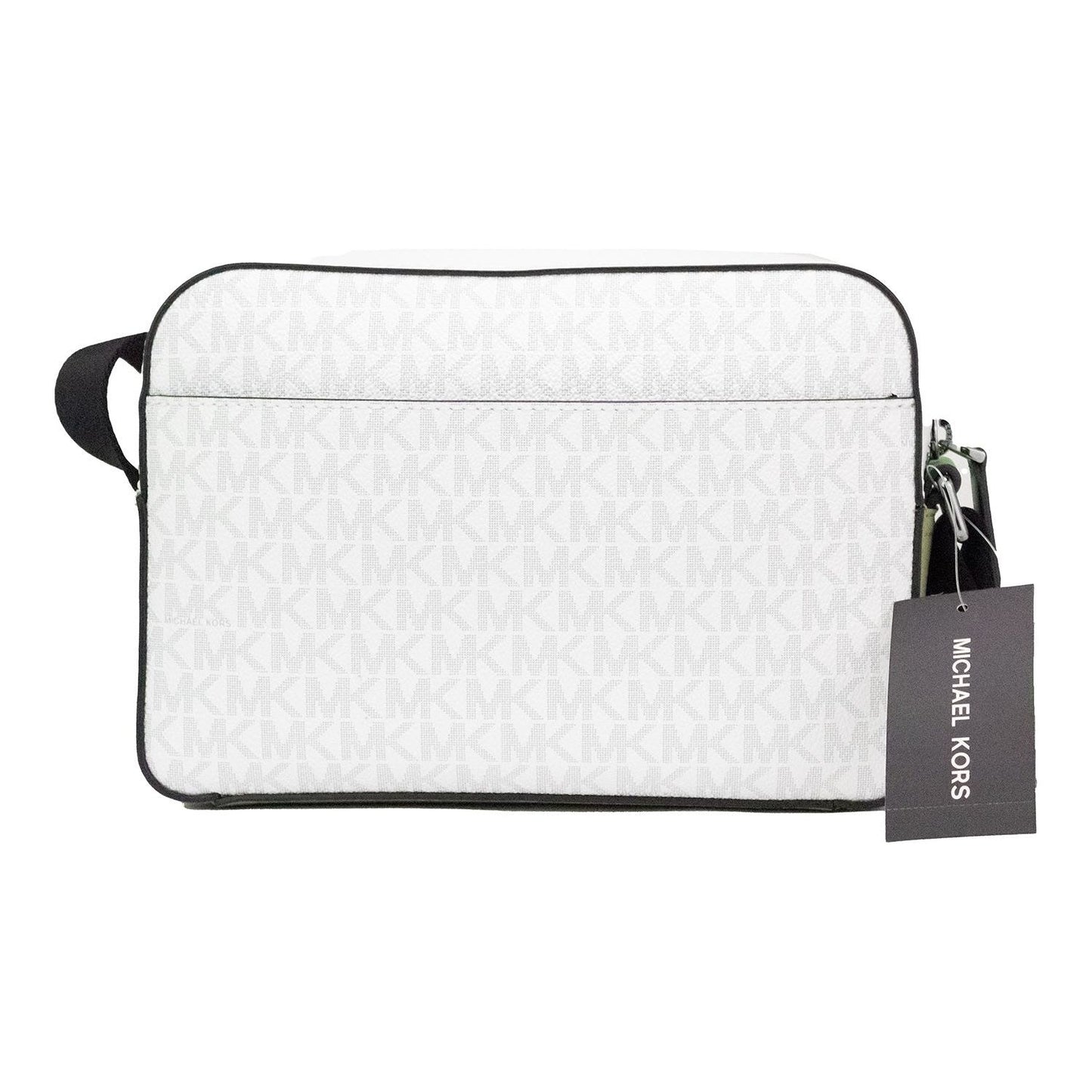 Michael Kors Cooper Small Bright White Palm Signature PVC Utility Crossbody Bag Michael Kors Lavender