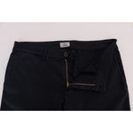 GF Ferre Blue Cotton Stretch Chinos Pants SIG60462-2