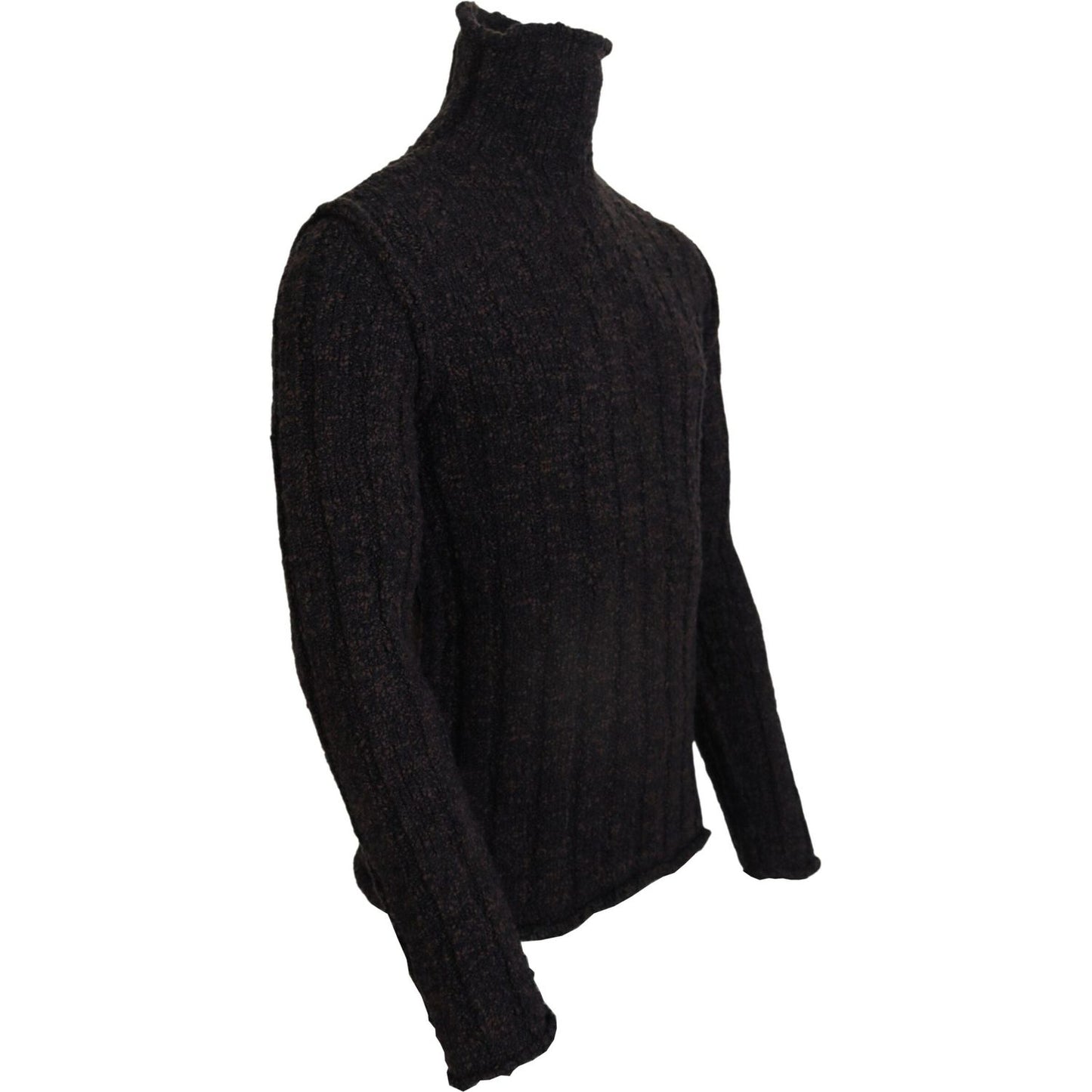Dolce & Gabbana Elegant Turtleneck Wool-Blend Sweater Dolce & Gabbana Black